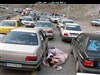 تصویر ترافیک جاده های شمال هنوزسنگین است / جمعه هم چالوس به طرف تهران یکطرفه شد