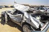 تصویر فاجعه رانندگی در جاده شمال/  9 سرنشین یک پراید همه کشته شدند!!