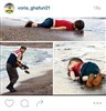تصویر واکنش بازیکن تیم ملی به غرق شدن پسر بچه 4 ساله سوریه‌ای 