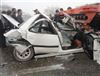 تصویر تصادف زنجیره ای دههاخودرو درجاده اهواز / گزارش تصویری