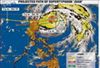 تصویر طوفان وحشتناک 225 کیلومتری در فیلیپین