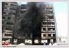 تصویر آتش‌سوزی در برج 33 طبقه تهران 
