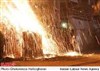 تصویر مصدومان انفجار کارخانه فولاد یزد / تصاویر دلخراش