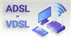 تصویر تفاوت میان مودم VDSL با ADSL