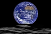 تصویر عکس خارق‌العاده ناسا از طلوع زمین بر فراز ماه/وقتی مدارگرد ماه دوربینش را می‌چرخاند 