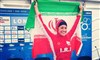 تصویر اولین حضور یک زن ایرانی در مسابقه سه گانه شنا، دوچرخه سواری و دو لندن (+عکس) 
