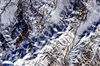 تصویر عکس خارق‌العاده فضانورد آمریکایی از کوهپایه‌های برف گرفته ایران/توئیت از ایستگاه فضایی 