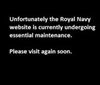 تصویر وب‌سایت نیروی دریایی انگلیس هک شد