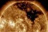 تصویر ناسا یک حفره‌ بزرگ در حال رشد روی سطح خورشید شناسایی کرده است