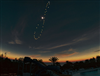 تصویر آنالمای خورشیدگرفتگی/عکس روز ناسا از یک پدیده مشهور 