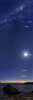 تصویر عکس دسته‌جمعی پنج سیاره و ماه /عکس روز ناسا 